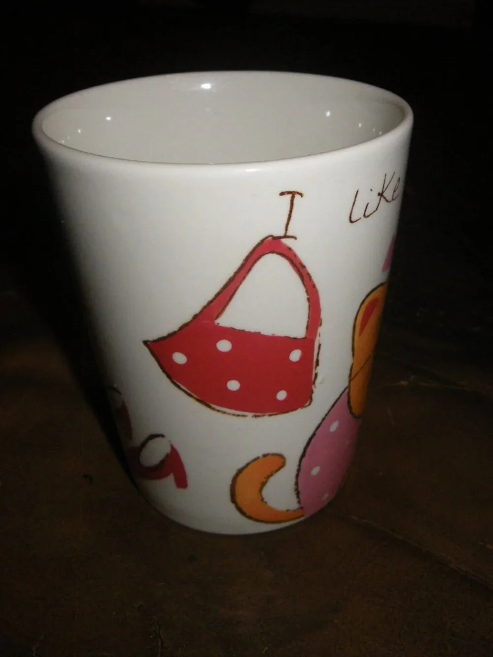 Under Rodem Tree Cute Cat I Like to Dress Ceramic Coffee Mug Made in Thailand